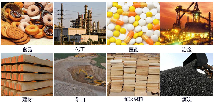 DH-800振動(dòng)篩適用的行業(yè)：食品，化工，醫(yī)藥，冶金，建材，礦山，耐火材料，煤炭。